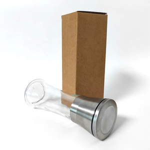 Moulin à poivre <span class=keywords><strong>manuel</strong></span> rechargeable, distributeur d'épices de <span class=keywords><strong>cuisine</strong></span> avec couvercle en acier inoxydable pour assaisonnement de <span class=keywords><strong>cuisine</strong></span> et barbecue - Product Image 6