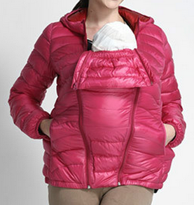 Personalizzato Mama babywearing elemento portante di bambino di alta qualità cappotto/<span class=keywords><strong>giacca</strong></span> con tasca hoody - Product Image 3