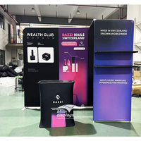 Stand d'exposition cosmétique modulaire avec comptoir Présentoir cosmétique 10x10 FT
