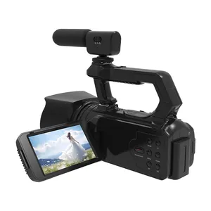 Produttore professionale telecomando microfono esterno 2.7K registratore videocamere 16x zoom ottico videocamera