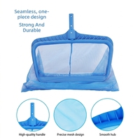 Accessoires de piscine en plastique de haute qualité : Épuisette profonde et épuisette à feuilles, filet de nettoyage pour piscine, outils de nettoyage de piscine
