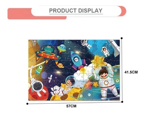 Puzzle éducatif pour enfants, carte du monde, 180 pièces, jouet, impression sublimation, coloré - Product Image 5