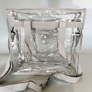 Sac à main transparent en PVC très vendu avec bandoulière réglable, idéal pour les événements sportifs, les concerts, les sorties à la plage - Product Image 2