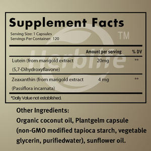 Venta Caliente OEM - Personalizable - Luteína + Zeaxantina Vegana para una Mejor Absorción - Apoya la Visión y la Salud Ocular - Product Image 2