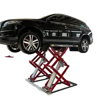 Elevadores de Tijera Confiables y Seguros con Capacidad de 3500 Kg/8000 Lbs, Elevador Hidráulico para Garaje, Taller de Reparación y Cuidado del Automóvil