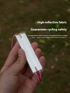 Banda reflectante para pierna de bicicleta con cinturón fluorescente Pantalones Dobladillo Tapón DE SEGURIDAD <span class=keywords><strong>Taski</strong></span> para acampar y hacer senderismo - Product Image 4