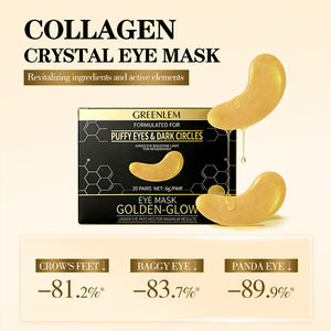 Masque Hydrogel pour les Yeux au Collagène Or Marque Privée – Hydratant, Anti-rides, Élimine les Cernes et les Poches sous les Yeux - Product Image 4