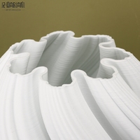 2024 décor à la maison luxe 3D imprimé minimaliste nordique Vase en céramique décoration pour salon