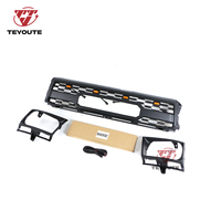TEYOUTE Nouvelle calandre noire ABS modifiée 4x4 tout-terrain avec cadre lumineux compatible avec 4RUNNER 2WD PICKUP 1989-1991 Kit carrosserie Hilux