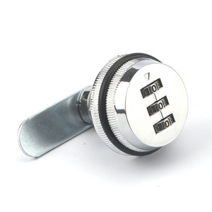 Cơ khí hợp kim kẽm <span class=keywords><strong>3</strong></span> chữ số mật khẩu lần lượt cam khóa dày tấm letterbox kết hợp khóa cho cửa gỗ - Product Image 2