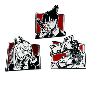 Broche de metal para cosplay de Reze Arc de la película Anime <span class=keywords><strong>Chainsaw</strong></span>, insignia de <span class=keywords><strong>Hayakawa</strong></span> <span class=keywords><strong>Aki</strong></span>, pin para disfraz, decoración para mochila - Product Image 5