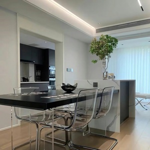 Customized Eco-Friendly Modern-style Wood Dining Set for <b>Kitchen</b> Dining <b>Island</b> Villa Hotel & Apartment Use - Product Image 3