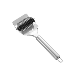 Stainless Steel Noodle Cutter Manual <b>Roller</b> Pasta Cutter For Household Use With 9 <b>Blade</b> Set For Even Cutting - Product Image 5