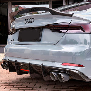 Pour 17-21 2018 2021 S4 B5 B8.5 B9 A4L <span class=keywords><strong>Audi</strong></span> A5 Spoiler S5 <span class=keywords><strong>RS5</strong></span> Pièces Aile arrière en Fiber de carbone sèche - Product Image 5