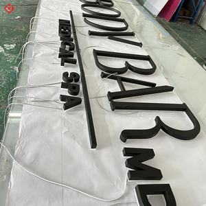 Enseigne commerciale en acrylique, enseigne LED pour magasin, enseigne 3D pour devanture de magasin, enseigne LED personnalisée, étanche et illuminée, sortie d'usine - Product Image 3