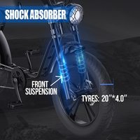 Cadre de vélo électrique, livraison rapide depuis l'entrepôt américain, moteur 48V, vélo électrique tout-terrain, batterie lithium 16Ah, vélo électrique à pneus larges