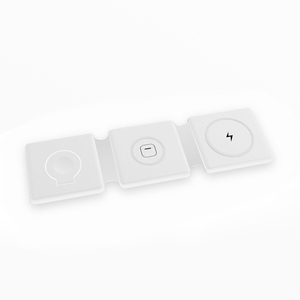 Chargeur sans fil magnétique 3 en 1 pliable 15W, adaptateur <span class=keywords><strong>de</strong></span> téléphone d'origine, support pour écouteurs, montre, protection OVP, <span class=keywords><strong>charge</strong></span> <span class=keywords><strong>multi</strong></span>-téléphone - Product Image 2