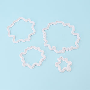 4PC Nouveau moule en plastique de simulation de <span class=keywords><strong>pivoine</strong></span> pour la cuisson de gâteaux et le pain à la vapeur Set d'outils de décoration de cuisine avec <span class=keywords><strong>emporte</strong></span>-pièces - Product Image 2