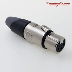 Conector de micrófono hembra de 4 pines en forma de tiburón Conector Xlr de audio y video regular profesional - Product Image 2