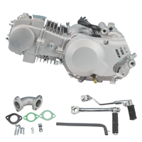 Ensemble moteur YX125 125cc 4 temps refroidi par air, 4 vitesses, démarrage au kick, pour Pit Bike, Dirt Bike, ATV, Quad, échantillon disponible