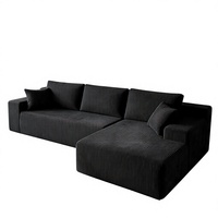 Canapé compressible luxueux et pratique, avec mousse haute résilience, économique et durable, adapté à la maison et aux hôtels.