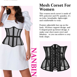 Entraîneur de taille ferme pour femmes Trous de maille respirants Corset Shaper par Colombianas <span class=keywords><strong>Gaine</strong></span> amincissante Du fournisseur - Product Image 3
