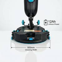 Machine à récurer CleanHorse K4 pour le nettoyage des espaces étroits, laveuse de sols commerciale pour les librairies et les bibliothèques
