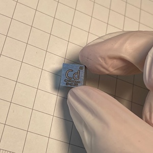 Cubo di cadmio di alta qualità Cd 99.99% cubi di cadmio in metallo 10x10x10mm per la raccolta di elementi fai da te - Product Image 5