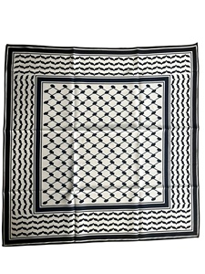 Pañuelo con patrones de Keffiyeh rojo palestino, diadema de pañuelo palestino, diadema de <span class=keywords><strong>Jordan</strong></span> de sandía - Product Image 3