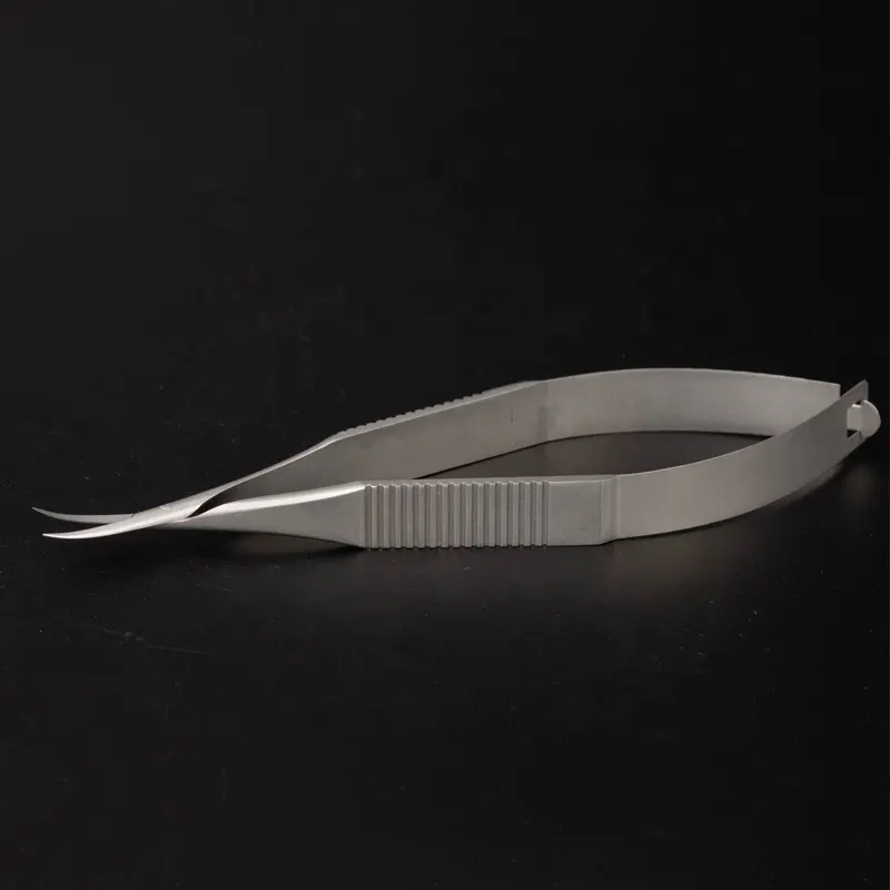 Плоская ручка, русские профессиональные изогнутые ножницы из нержавеющей стали для кутикулы, микро-Пружинные Ножницы для маникюра
