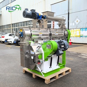Richi 1-2 t/h vòng thép không gỉ chết máy sản xuất thức ăn chăn nuôi để bán - Product Image 2
