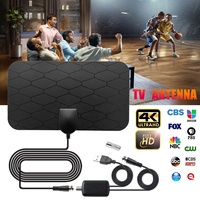 Jual Hot High Gain China Antena Tv dengan Amplifier DVB T2 4K Hdtv Digital Indoor Antena Tv