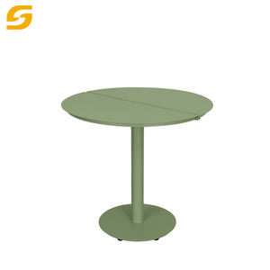 Muebles de exterior para patio, modelo de aluminio, mesa y silla, jardín exterior, patio, restaurante, juego de mesa y sillas de comedor de Metal - Product Image 5