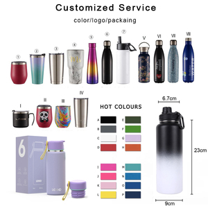 STARLII 32oz 64 oz Deportes Frasco de vacío de doble pared Botellas de agua de metal aisladas de acero inoxidable <span class=keywords><strong>1000ml</strong></span> con logotipo personalizado impreso - Product Image 3