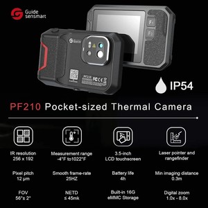 กล้องถ่ายภาพความร้อนอินฟราเรดแบบพกพา PF210 หน้าจอสัมผัส 3.5 นิ้ว พร้อม WiFi สำหรับตรวจสอบระบบไฟฟ้า/เครื่องกล/ระบบปรับอากาศ PF210 Pocket PF210 T - Product Image 4