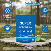 Personnalisation, stabilisation de l'humeur, gestion du stress, renforcement de la résilience, régulation du cortisol, mélange de boisson apaisante super équilibrée pour homme et femme
