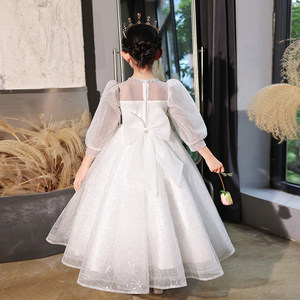 Vestido de Princesa para Niña, Traje de Fiesta de Cumpleaños, Vestido de Gala, Ropa Infantil, Vestido Largo de Navidad, Recital de Piano - Product Image 4
