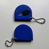 Mini coupe-boîte rétractable couteau utilitaire avec trou de porte-clés mignon ouvre-boîte de sécurité pour enveloppes boîte paquet en carton