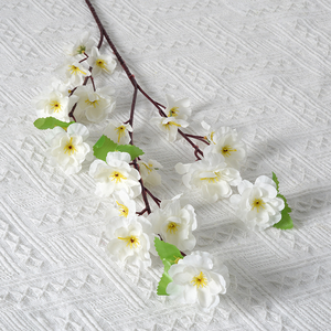 Flor <span class=keywords><strong>de</strong></span> cerezo alta simulación corta seda <span class=keywords><strong>flores</strong></span> artificiales melocotón ciruela rama <span class=keywords><strong>para</strong></span> Hotel sala <span class=keywords><strong>de</strong></span> estar boda decoración-fábrica - Product Image 6