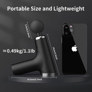 Massageador Elétrico Portátil Pequeno para Alívio de Dor e Relaxamento Yixuan 2025, <span class=keywords><strong>Mini</strong></span> Pistola de Massagem para Tecidos Profundos - Product Image 5