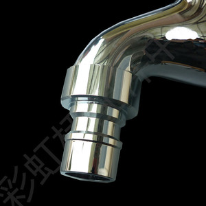 Robinet de machine à laver en cuivre massif, mitigeur à ouverture rapide pour lavabo, design moderne - Product Image 2