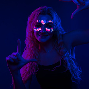 สติกเกอร์สักลายเรืองแสงในที่มืดแบบกำหนดเอง สติกเกอร์กันน้ำสำหรับติดหน้าและตัวแบบเรืองแสงยูวีนีออน สติกเกอร์สักลายชั่วคราวเรืองแสงในที่มืด - Product Image 3