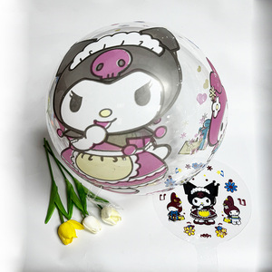 Pallone Luminoso a Forma di Balena Blu e Verde, 24 Pollici, Stampa Fronte-Retro, per Inverno 0-15 Gradi, Palloncino Volante Luminoso - Product Image 5