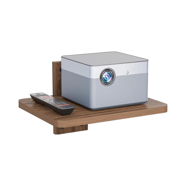 CS201N Wooden Wall Mounted Shelves Floating TV Shelves Projector Holds 22lbs for DVD Players Cable Boxes Game Consoles Living