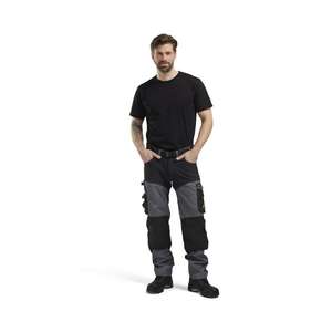 BLAKLADER - 179918609699C62 Pantalon Craftsman avec stretch Gris moyen/Noir-PANTALON DE TRAVAIL EAN 7330509862582 PANTALON DE TRAVAIL CARGO - Product Image 3