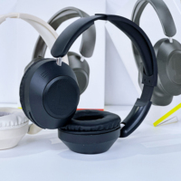 Headphone Bluetooth Lipat Baru dengan Baterai 200mAh, Multi Mode Pemutaran Musik, Earphone Overhead