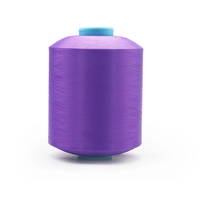 Kit de crochet pour débutants ROYAL BLUE 2580105, fil en polyamide teint 100% nylon 6 haute ténacité, fil DTY 6.0/dtex 80 torsades