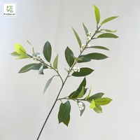 Neu Eingetroffen Künstliche Fagraea Ceilanica Latex Afrikanische Jasminblätter Wohnzimmer Garten Dekoration Simuliertes Grün