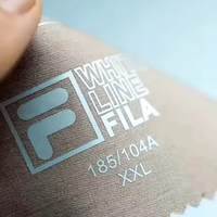 Autocollant de transfert thermique DTF en plastisol pour vêtements, sweats à capuche, avec logo personnalisé, impression de marque, vinyle brillant, fer à chaud arc-en-ciel