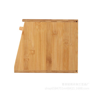 กล่องขนมปังไม้ไผ่ Sharp Business ขนาด 38x24x20 ซม. ป้องกันฝุ่น สำหรับเก็บขนมปัง ผลไม้ และผัก - Product Image 5
